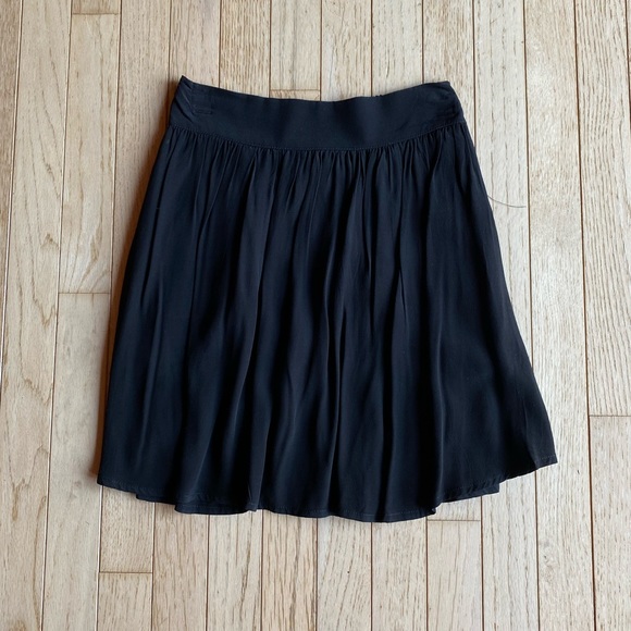 Garage Black Flowy Mini Skirt - Picture 1 of 3